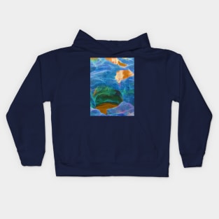 Vibrant abstract rocks Kids Hoodie